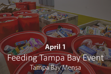 Feeding Tampa Bay Sort & Repack Event - Tampa Bay Mensa